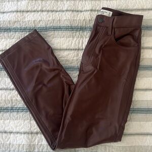 Abercrombie Leather pants